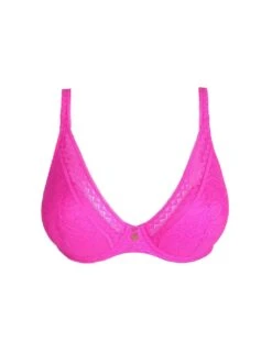 Prima Donna Twist Palermo Half Padded Plunge Bra - Cactus Flower -Belle Lingerie Store 61563 prima donna twist palermo half padded plunge bra cactus flower 3