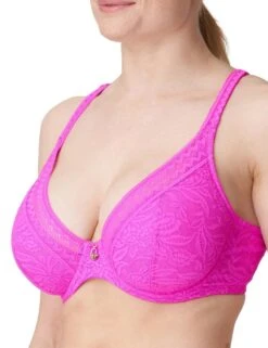 Prima Donna Twist Palermo Half Padded Plunge Bra - Cactus Flower -Belle Lingerie Store 61563 prima donna twist palermo half padded plunge bra cactus flower 5