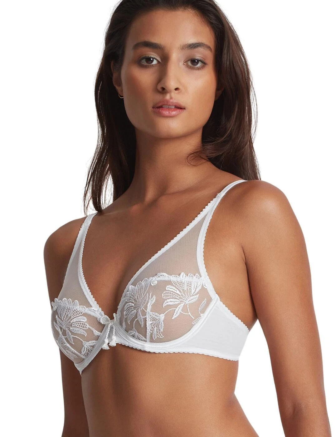 Aubade Lovessence Underwired Triangle Bra - Blanc 3 Aubade Lovessence Underwired Triangle Bra - Blanc - Image 3