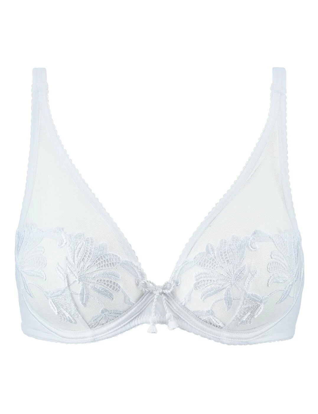 Aubade Lovessence Underwired Triangle Bra - Blanc 4 Aubade Lovessence Underwired Triangle Bra - Blanc - Image 4