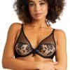Aubade Lovessence Underwired Triangle Bra - Noir