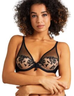 Aubade Lovessence Underwired Triangle Bra - Noir