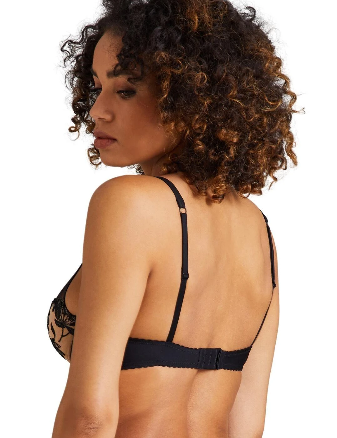 Aubade Lovessence Underwired Triangle Bra - Noir 2 Aubade Lovessence Underwired Triangle Bra - Noir - Image 2