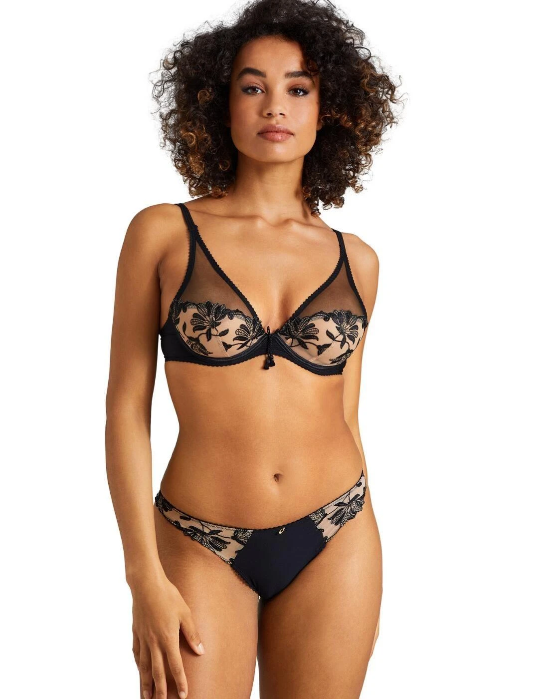 Aubade Lovessence Underwired Triangle Bra - Noir 6 Aubade Lovessence Underwired Triangle Bra - Noir - Image 6