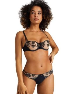 Aubade Lovessence Tanga Brief - Noir -Belle Lingerie Store 61607 aubade lovessence tanga brief noir 5