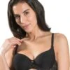 Aubade Rosessence Spacer T Shirt Bra - Noir