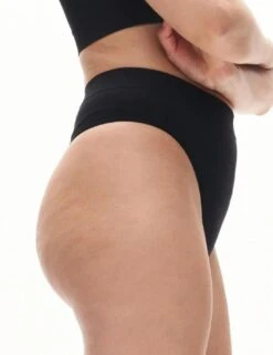 Heist Softskin The Thong - Black -Belle Lingerie Store 61866 heist softskin the thong black 3