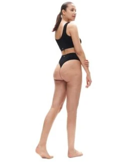 Heist Softskin The Thong - Black -Belle Lingerie Store 61866 heist softskin the thong black 7