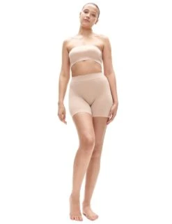 Heist Softskin The Anti-Chaffing Short - Almond -Belle Lingerie Store 61869 heist softskin the anti chaffing short almond 5