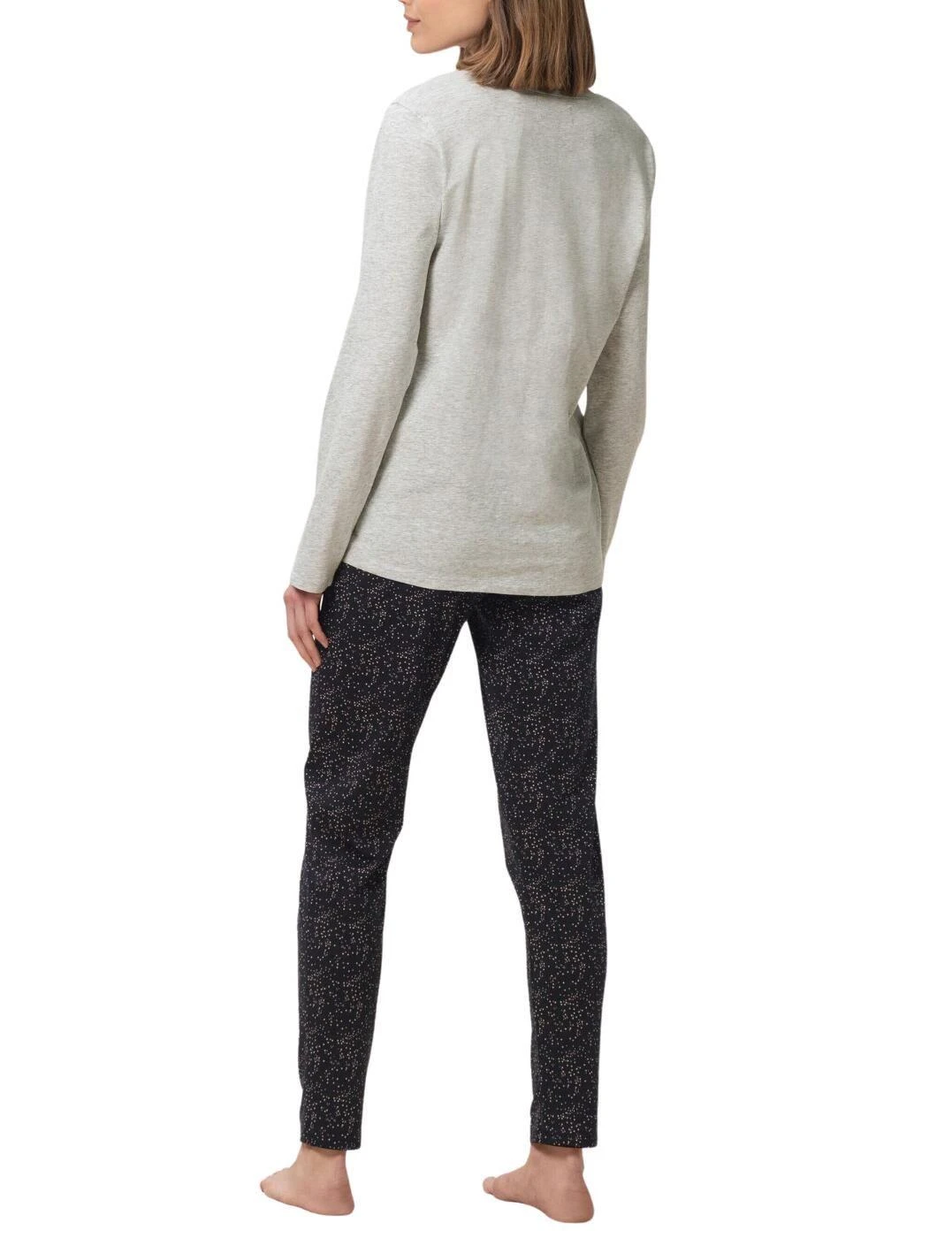 Triumph Sets Pyjama Set - Medium Grey Melange 2 Triumph Sets Pyjama Set - Medium Grey Melange - Image 2