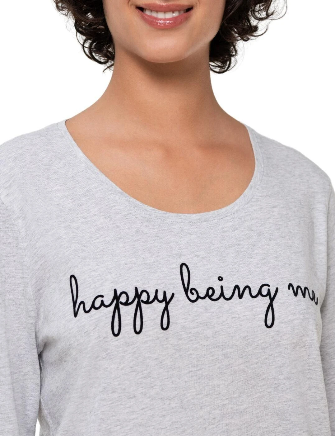 Triumph Sets Pyjama Set - Medium Grey Melange 4 Triumph Sets Pyjama Set - Medium Grey Melange - Image 4