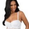 Pour Moi Rebel Underwired Strapless Longline Bra - White