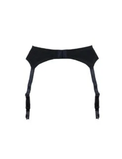 Pour Moi Amour Suspender - Black/Scarlet -Belle Lingerie Store 62041 pour moi amour suspender blackscarlet 3