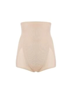 Pour Moi Hourglass Firm Control High Waist Brief - Caramel -Belle Lingerie Store 62056 pour moi hourglass firm control high waist brief caramel 3