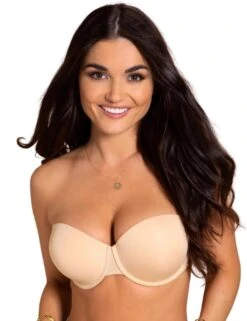 Pour Moi Definitions Push Up Strapless Bra - Natural