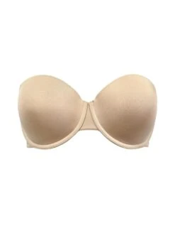 Pour Moi Definitions Push Up Strapless Bra - Natural -Belle Lingerie Store 62077 pour moi definitions push up strapless bra natural 3
