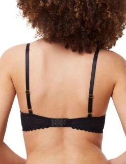 Triumph Hypnotic Spotlight Padded Plunge Bra - Black -Belle Lingerie Store 62238 triumph hypnotic spotlight padded plunge bra black 4