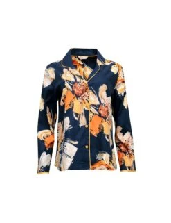 Cyberjammies Cosmo Pyjama Top - Navy Floral Print 11 Cyberjammies Cosmo Pyjama Top - Navy Floral Print -Belle Lingerie Store 62254 cyberjammies cosmo pyjama top navy floral print 3