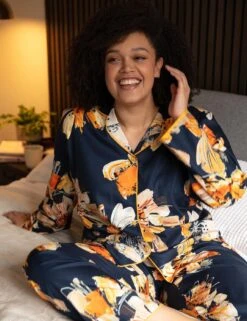 Cyberjammies Cosmo Pyjama Top - Navy Floral Print 15 Cyberjammies Cosmo Pyjama Top - Navy Floral Print -Belle Lingerie Store 62254 cyberjammies cosmo pyjama top navy floral print 7