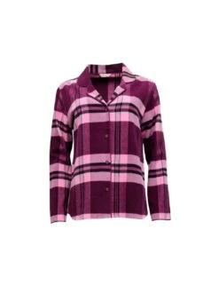 Cyberjammies Eve Pyjama Top - Magenta Check -Belle Lingerie Store 62266 cyberjammies eve pyjama top magenta check 3