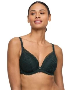 Marie Jo Jadei Padded Plunge Bra - Deep Forest