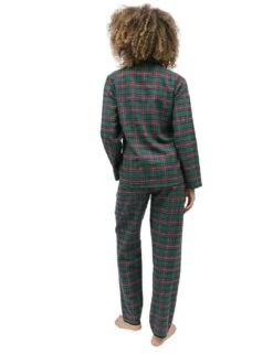 Cyberjammies Whistler Pyjama Top - Green Check -Belle Lingerie Store 62295 cyberjammies whistler pyjama top green check 5