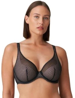 Prima Donna Twist Glass Beach Half Padded Plunge Bra - Black