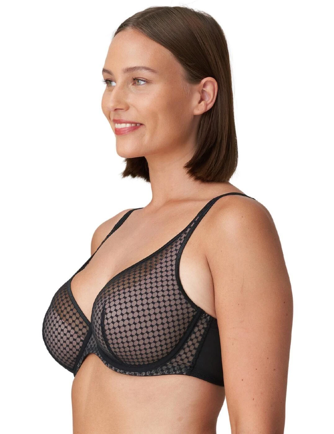 Prima Donna Twist Glass Beach Half Padded Plunge Bra - Black 3 Prima Donna Twist Glass Beach Half Padded Plunge Bra - Black - Image 3