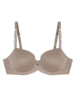 Triumph Azalea Florale Padded Bra - Mink 6 Triumph Azalea Florale Padded Bra - Mink -Belle Lingerie Store 62414 triumph azalea florale padded bra mink 3