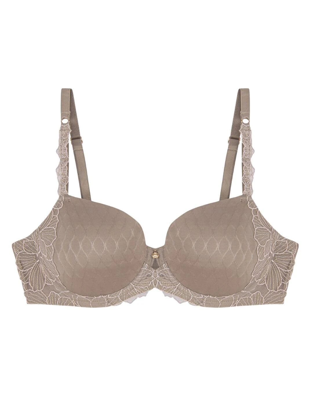 Triumph Azalea Florale Padded Bra - Mink 3 Triumph Azalea Florale Padded Bra - Mink - Image 3