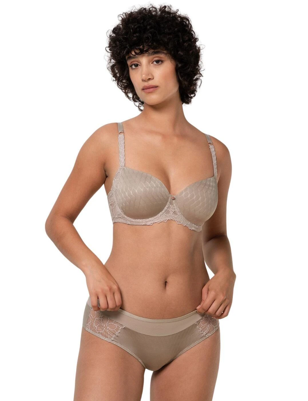 Triumph Azalea Florale Padded Bra - Mink 4 Triumph Azalea Florale Padded Bra - Mink - Image 4