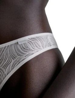 Calvin Klein Sheer Marquisette Thong - White 8 Calvin Klein Sheer Marquisette Thong - White -Belle Lingerie Store 62445 calvin klein sheer marquisette thong white 4