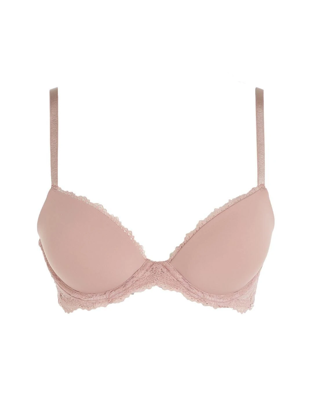 Calvin Klein Seductive Comfort Demi Push Up Bra - Woodrose 3 Calvin Klein Seductive Comfort Demi Push Up Bra - Woodrose - Image 3