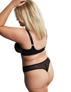 Sculptresse By Panache Josephine Thong - Black/Latte -Belle Lingerie Store 62680 sculptresse by panache josephine thong blacklatte 5