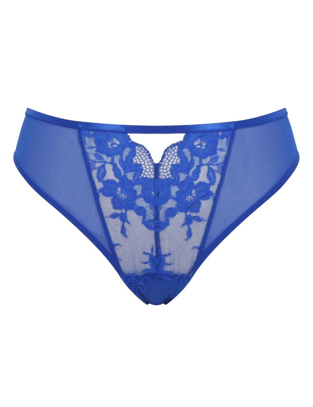 Sculptresse By Panache Josephine Thong - Cobalt/Latte 4 Sculptresse By Panache Josephine Thong - Cobalt/Latte - Image 4
