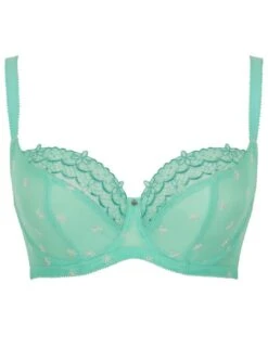 Cleo By Panache Blossom Balcony Bra - Jade 7 Cleo By Panache Blossom Balcony Bra - Jade -Belle Lingerie Store 62682 cleo by panache blossom balcony bra jade 3