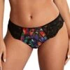 Panache Nina Brazilian Brief - Black Floral