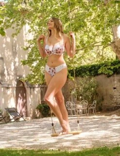 Panache Nina Brazilian Brief - English Rose 13 Panache Nina Brazilian Brief - English Rose -Belle Lingerie Store 62708 panache nina brazilian brief english rose 7