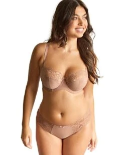 Panache Nina Brazilian Brief - Mocha 10 Panache Nina Brazilian Brief - Mocha -Belle Lingerie Store 62708 panache nina brazilian brief mocha 5