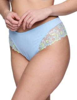 Prima Donna Deauville Luxury Thong - Milky Blue -Belle Lingerie Store 62733 prima donna deauville luxury thong milky blue 3