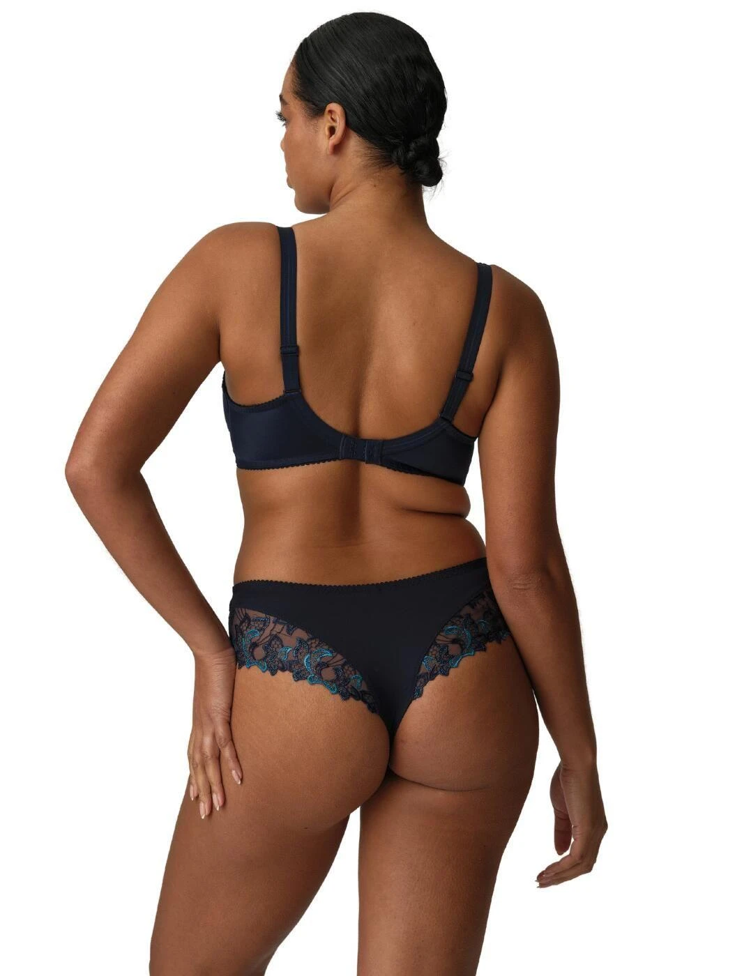 Prima Donna Deauville Luxury Thong - Velvet Blue 7 Prima Donna Deauville Luxury Thong - Velvet Blue - Image 7
