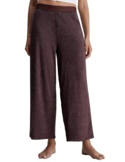 Calvin Klein Cosy Lounge Pyjama Pants - Deep Mahogany