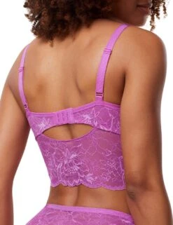Triumph Amourette Charm Bustier - Flash Pink -Belle Lingerie Store 62796 triumph amourette charm bustier flash pink 2