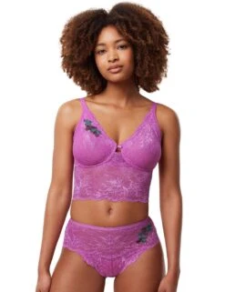 Triumph Amourette Charm Bustier - Flash Pink -Belle Lingerie Store 62796 triumph amourette charm bustier flash pink 4