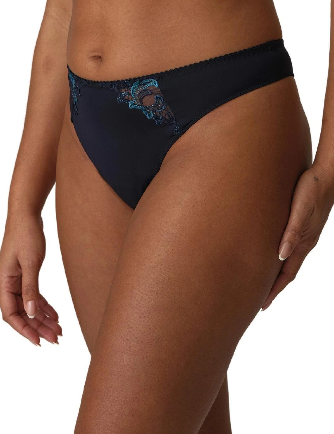 Prima Donna Deauville Thong - Velvet Blue 3 Prima Donna Deauville Thong - Velvet Blue - Image 3