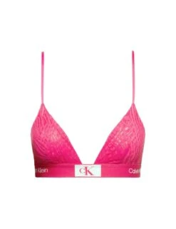 Calvin Klein CK96 Triangle Bra - Fuchsia Rose -Belle Lingerie Store 62862 calvin klein ck96 triangle bra fuchsia rose 3