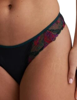 Marie Jo Yoly Thong - Jewel Green -Belle Lingerie Store 63023 marie jo yoly thong jewel green 6