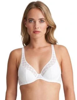 Marie Jo Jereme Half Padded Plunge Bra - White