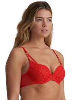 Marie Jo Jhana Padded Heartshape Bra - Fiesta Red -Belle Lingerie Store 63043 marie jo jhana padded heartshape bra fiesta red 3
