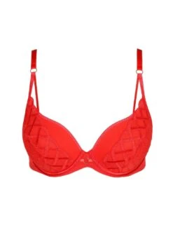 Marie Jo Jhana Padded Heartshape Bra - Fiesta Red -Belle Lingerie Store 63043 marie jo jhana padded heartshape bra fiesta red 4